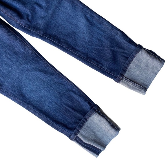 Current Elliot Jeans Size 27 The Beatnik Cuffed Ankle Crop Columbus Blue Wash - Picture 5 of 10